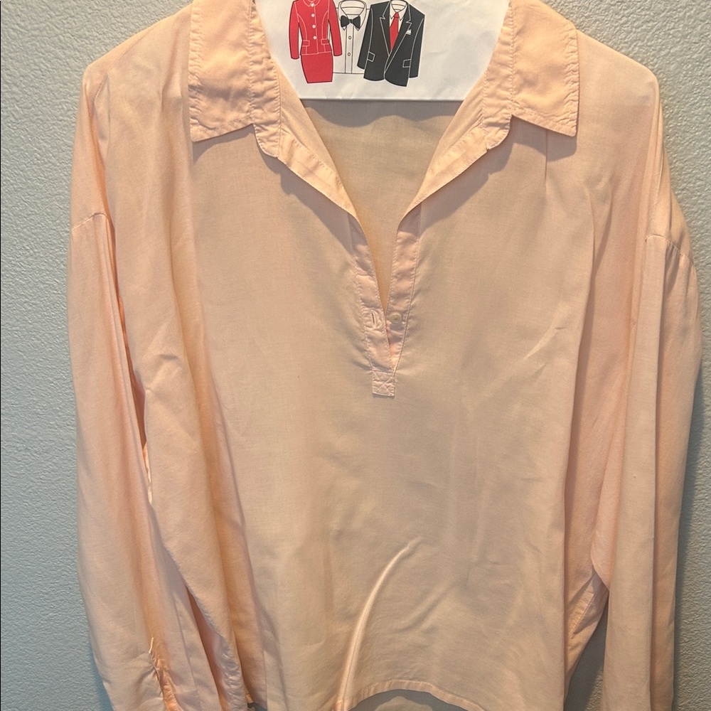 Velvet by Graham & Spencer Light Pink Blouse